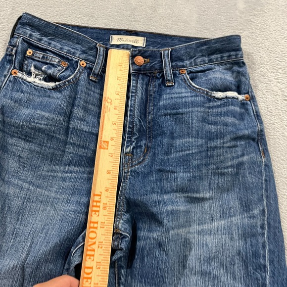 Madewell The Perfect Summer Jean Women's 28 Distressed Frayed Y2K Ripped - Picture 8 of 11